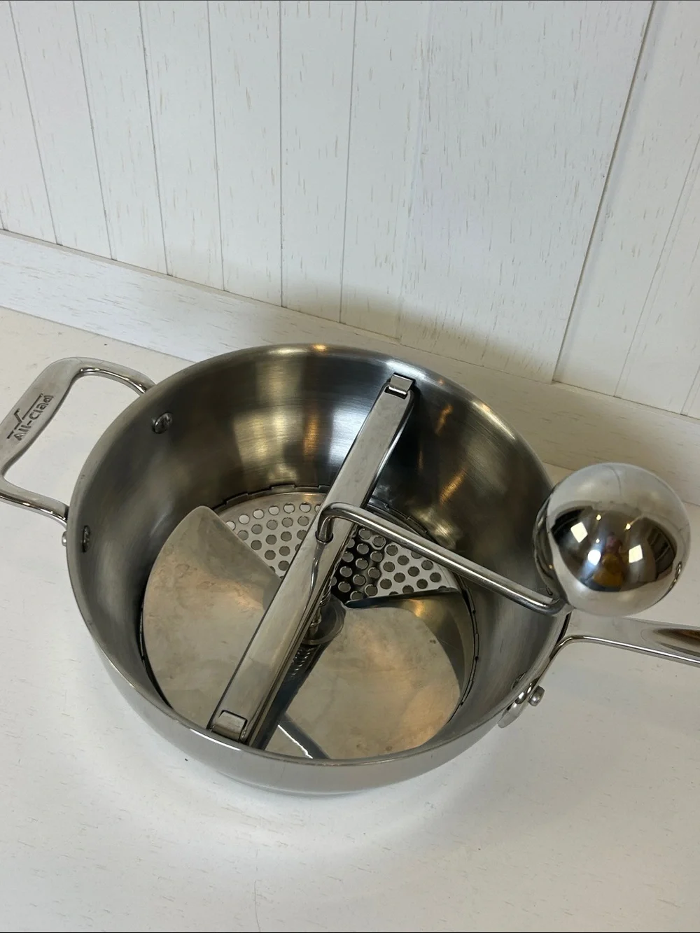 All-Clad Stainless Steel Food Mill w/ 3 Discs